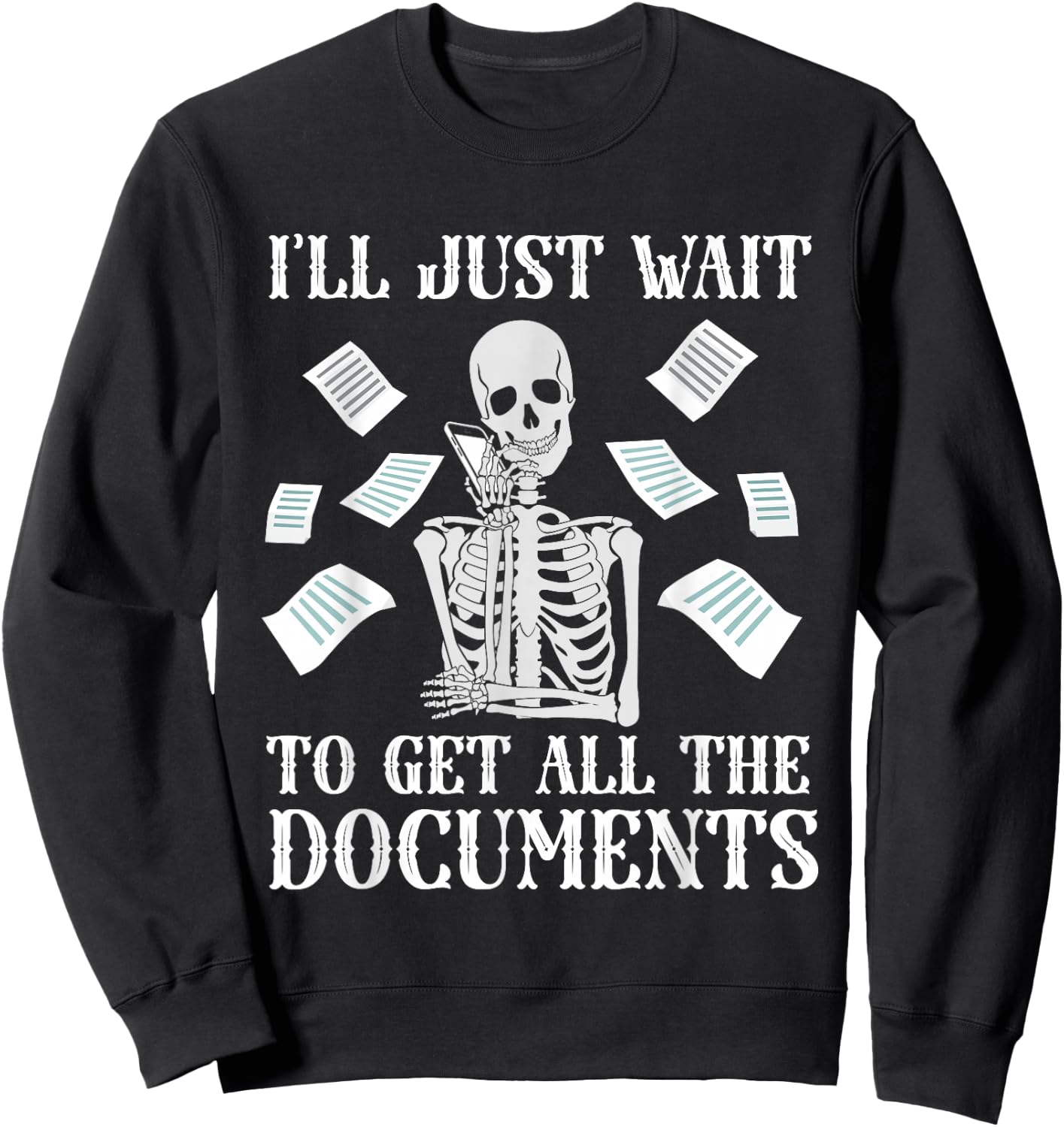 Funny Accountant CPA Tax season Tax Preparer Sweatshirt - Sweatshirt | Black