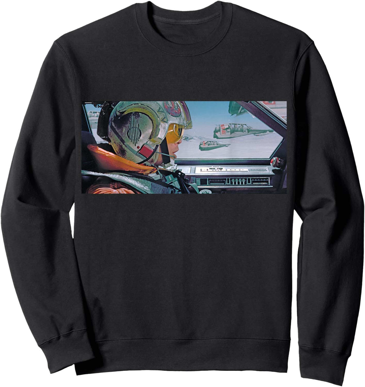 Star Wars Luke Skywalker X-Wing Fighter Pilot Sweatshirt - Sweatshirt | Black