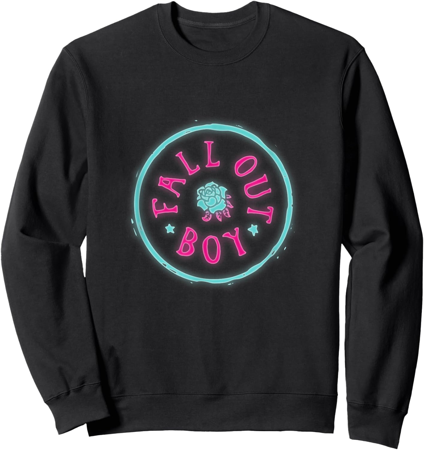Fall Out Boy - Rose Emblem Sweatshirt - Sweatshirt | Black