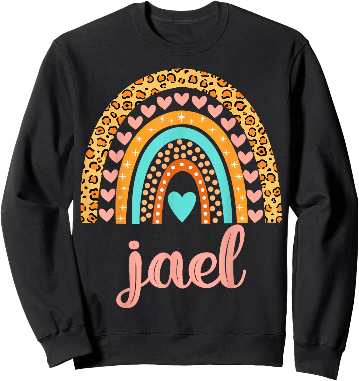 Jael Jael Name Birthday Shirt Gift Sweatshirt - Sweatshirt | Black