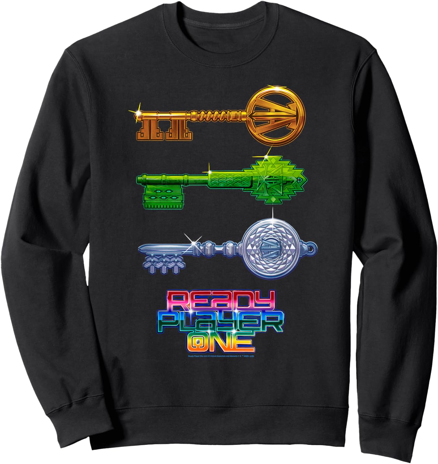 Ready Player One Keys Sweatshirt - Sweatshirt | Black