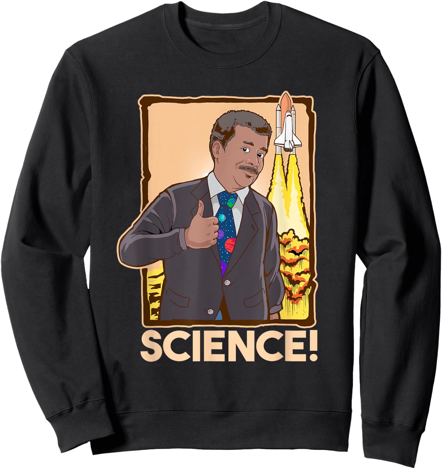 Neil deGrasse Tyson Science Sweatshirt - Sweatshirt | Black