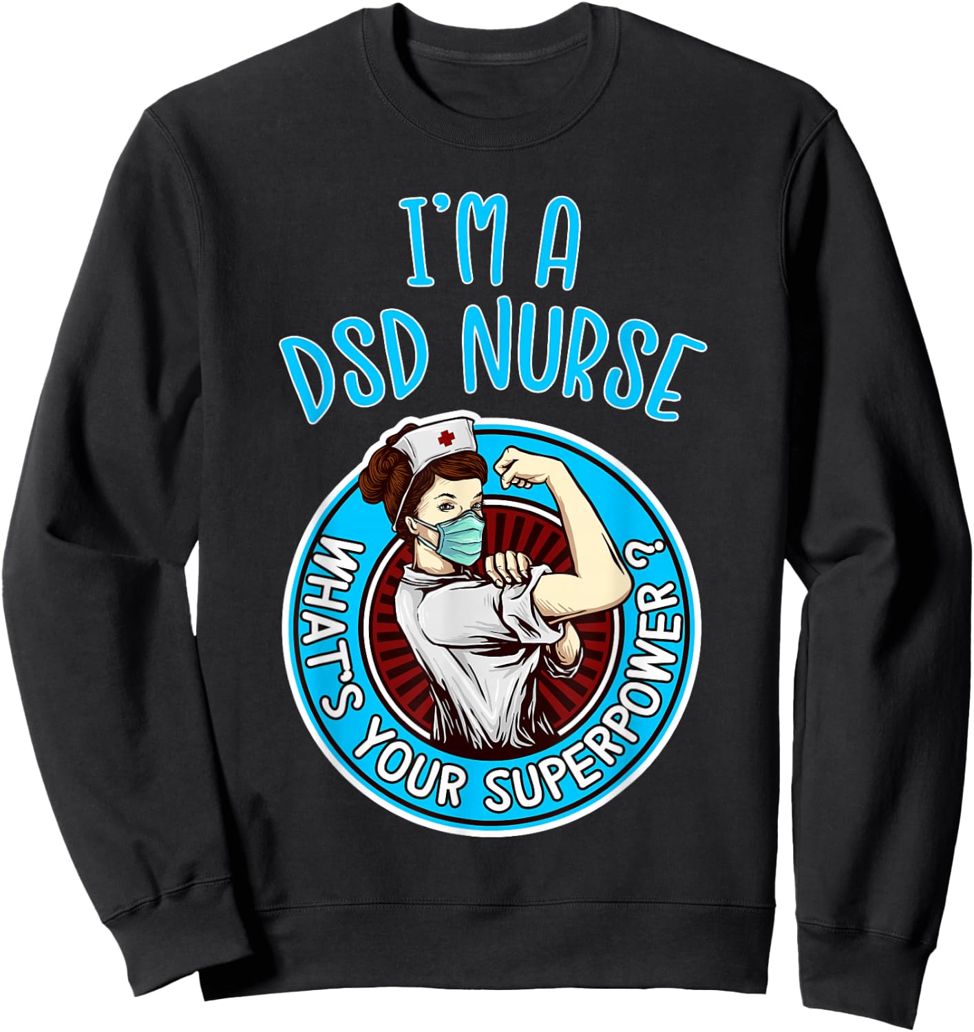 DSD Nurse Women Nursing Apparel And Items Sweatshirt - Sweatshirt | Black