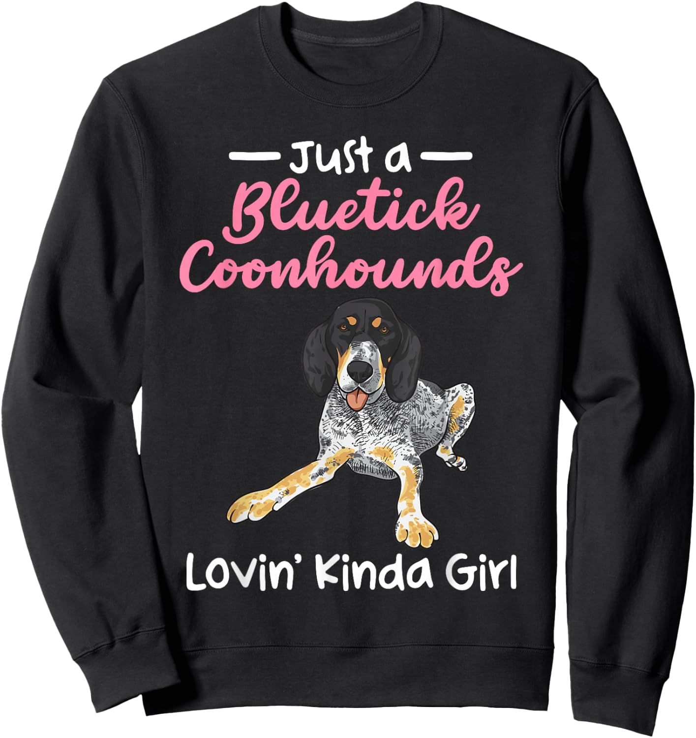 Bluetick Coonhound Sweatshirt - Sweatshirt | Black