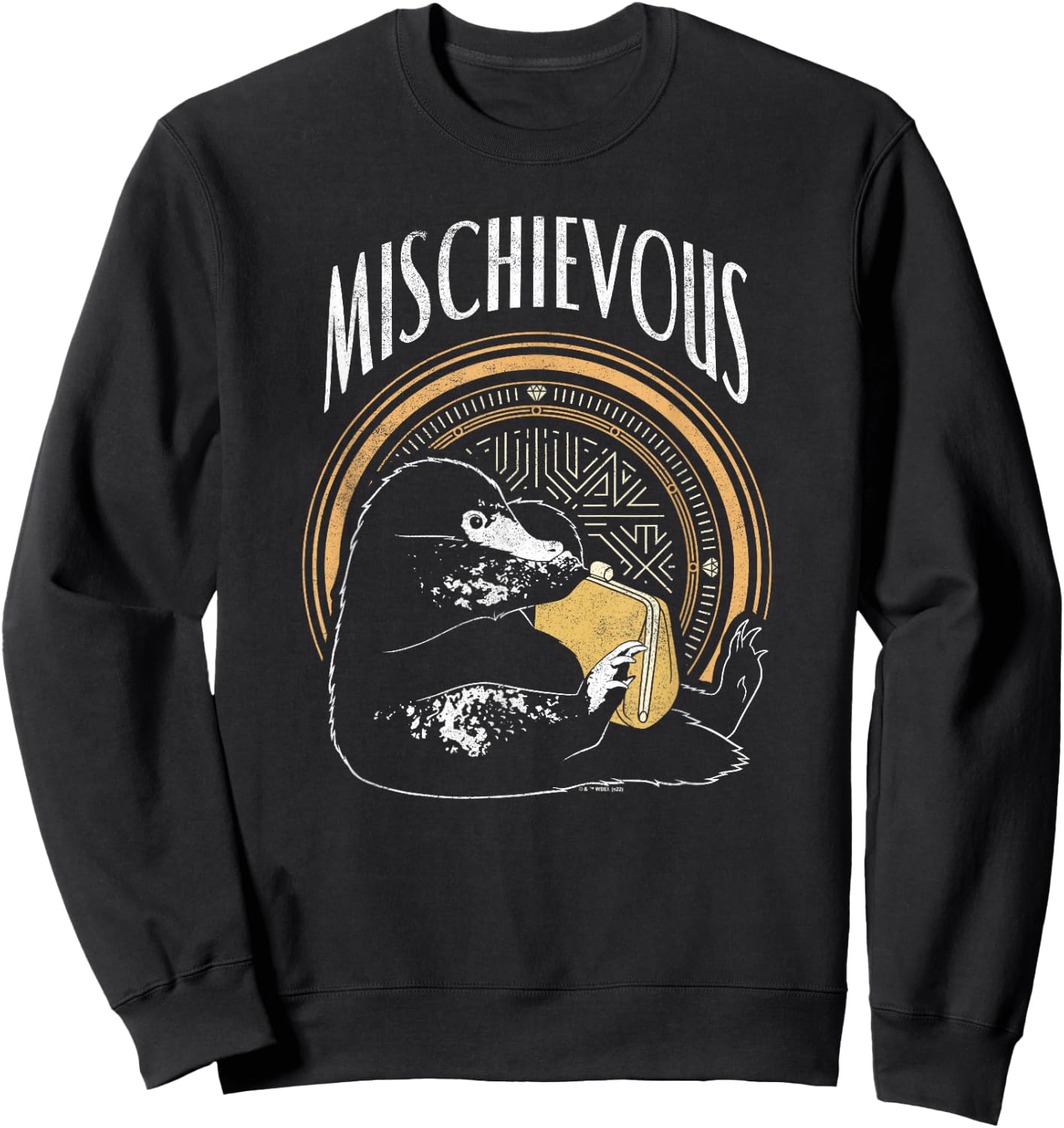 Fantastic Beasts Mischievous Niffler Poster Sweatshirt - Sweatshirt | Black