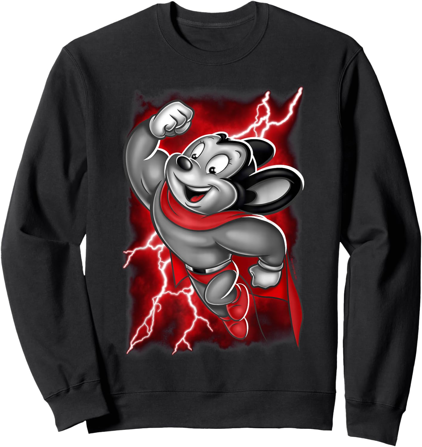 Mighty Mouse Mighty Storm Sweatshirt - Sweatshirt | Black