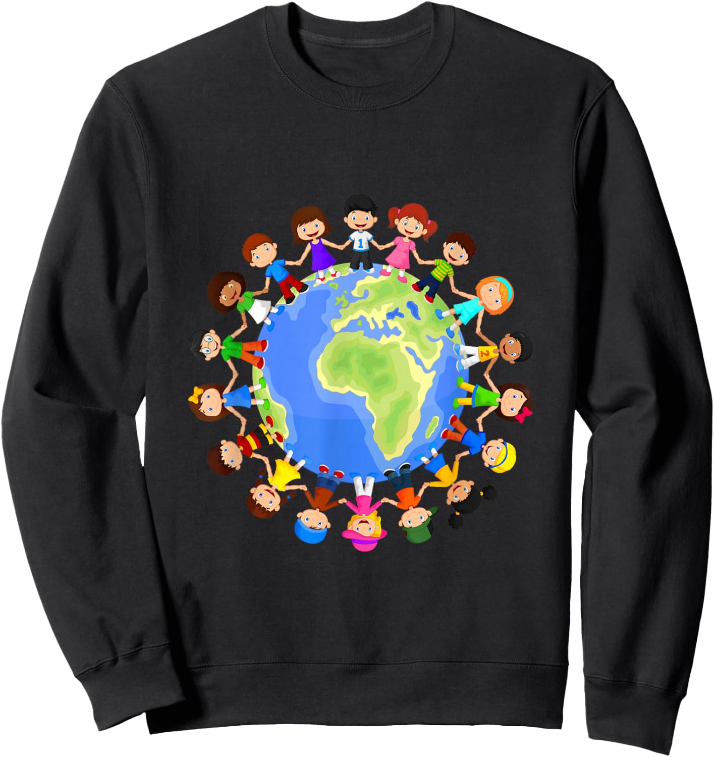 Earth Day Costume Kids Earth Day 2022 Men Youth Boys Girls Sweatshirt - Sweatshirt | Black