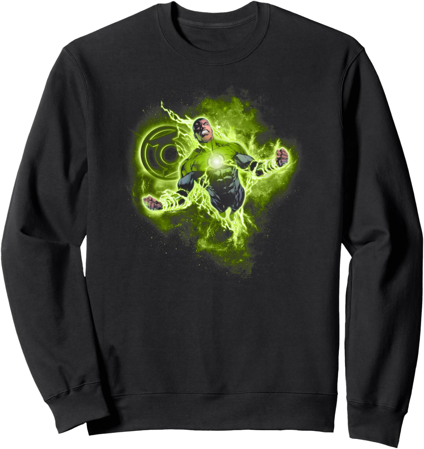 Green Lantern Lantern Nebula Sweatshirt - Sweatshirt | Black