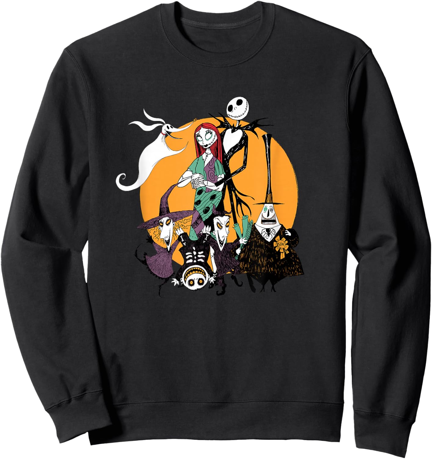 The Nightmare Before Christmas - Character Group Sweatshirt - Sweatshirt | Black