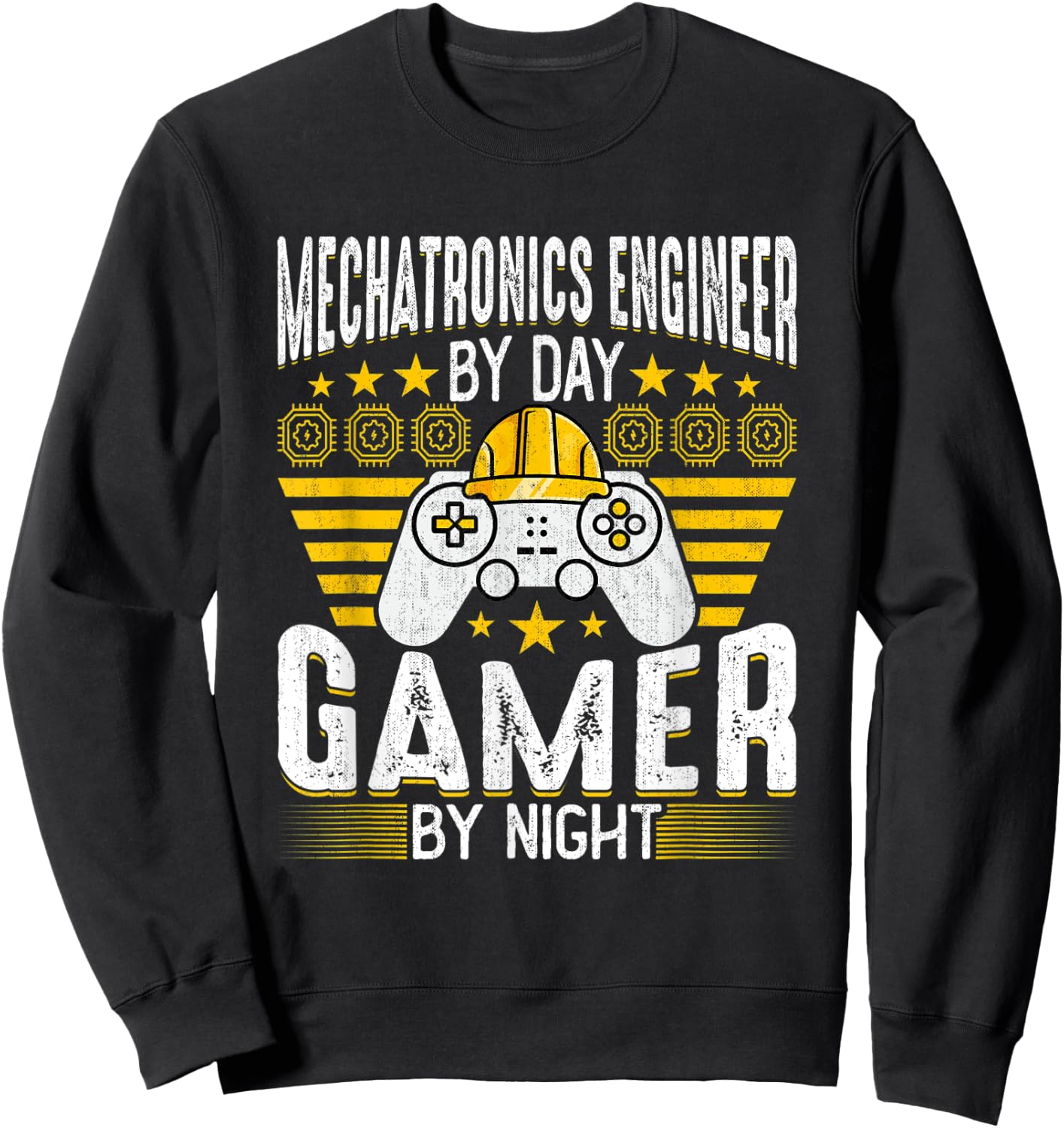 Mechatronics Engineer - Mechatronics Engineering Game Lover Sweatshirt - Sweatshirt | Black