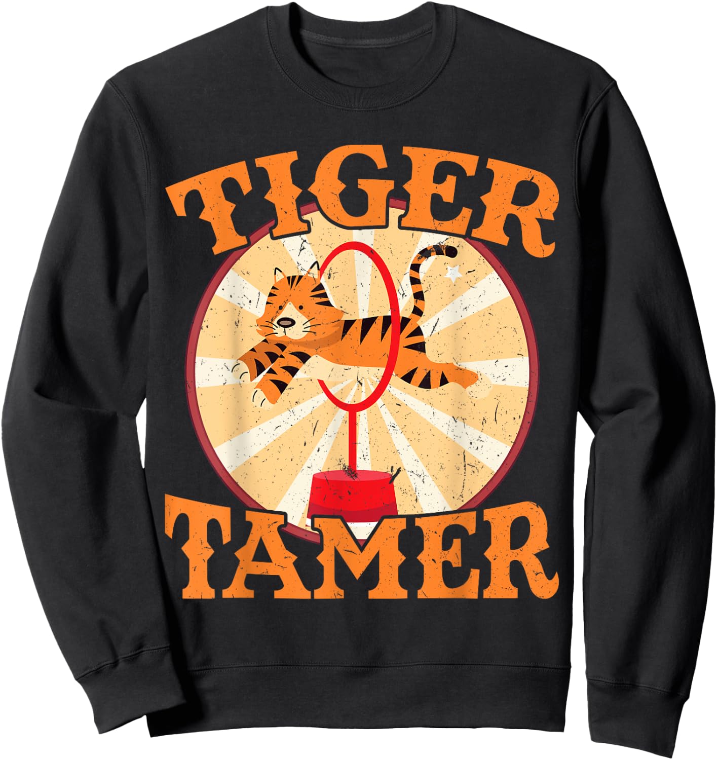Tiger Tamer - Circus Party Ringmaster Sweatshirt - Sweatshirt | Black
