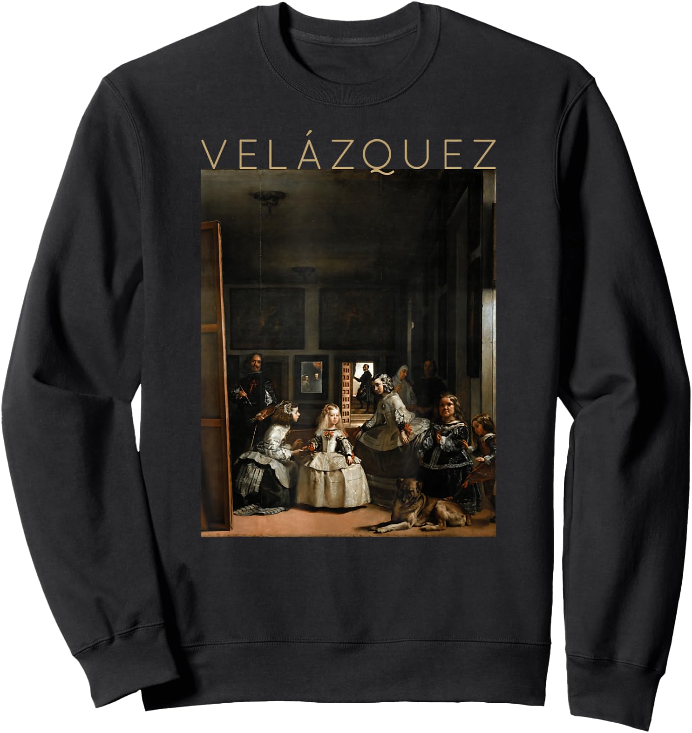 Diego Velázquez - Las Meninas - Art Sweatshirt - Sweatshirt | Black