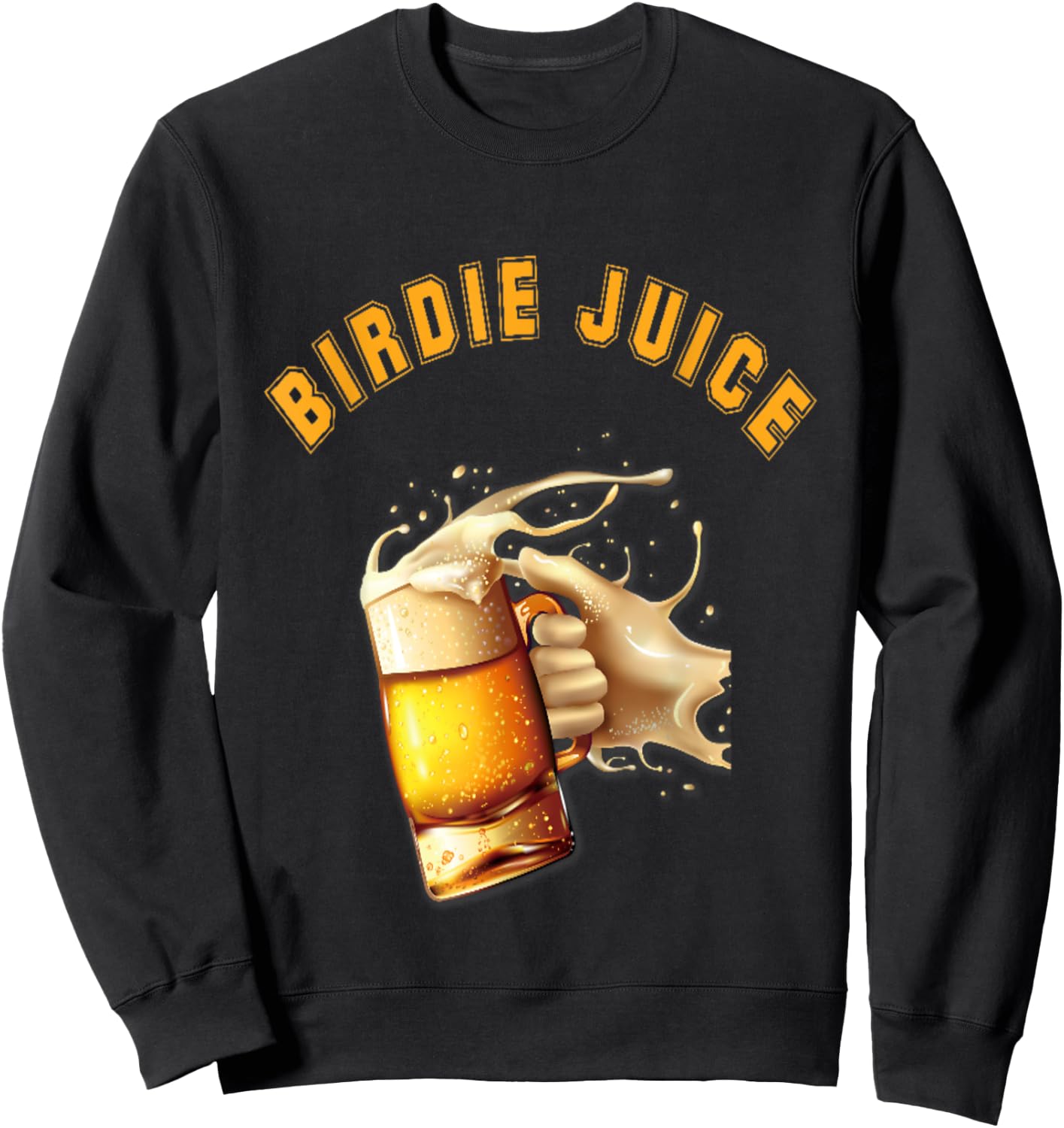 Birdie Juice funny golf sports Sweatshirt - Sweatshirt | Black