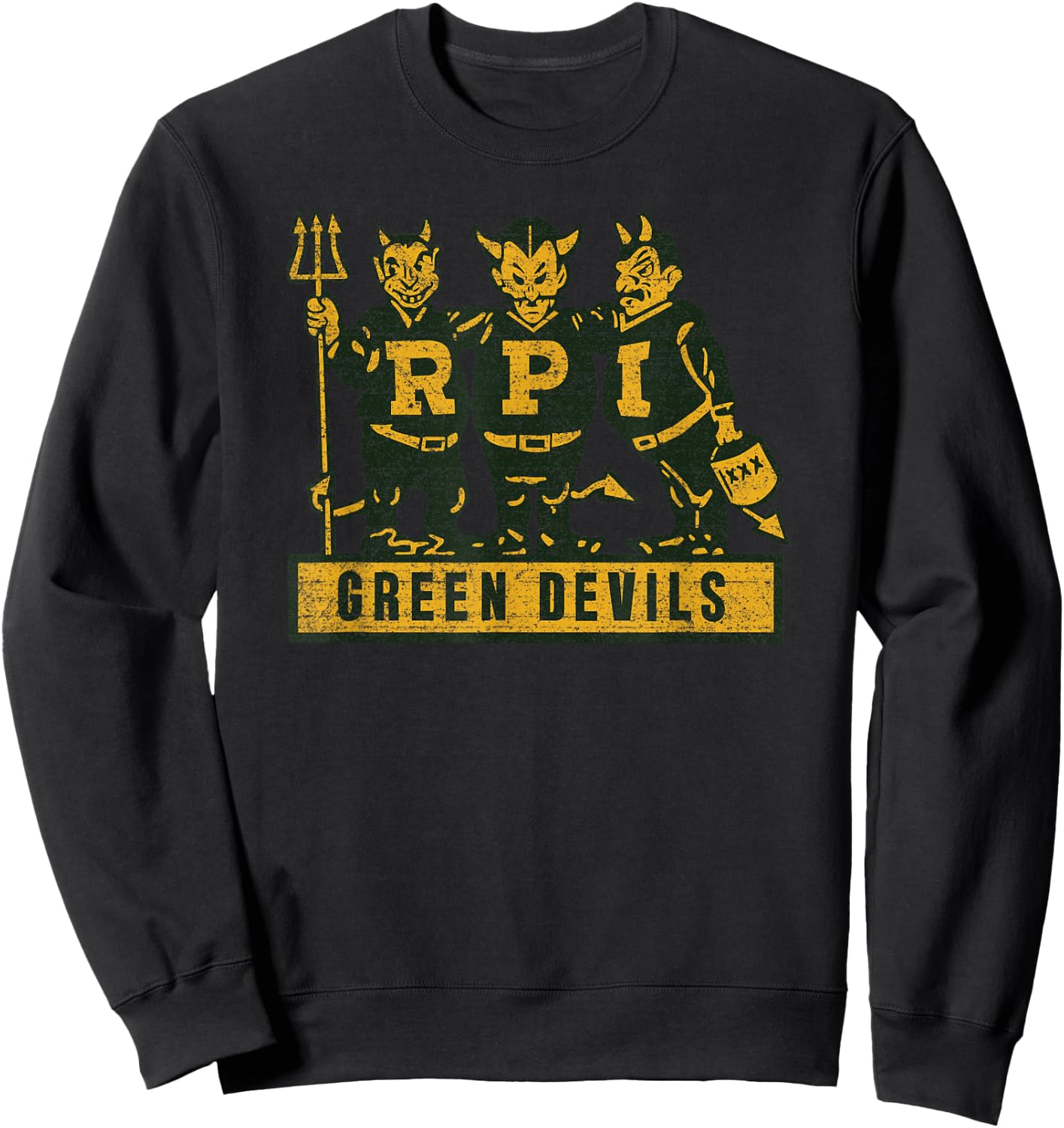 Richmond Professional Institute Green Devils Sweatshirt - Sweatshirt | Black