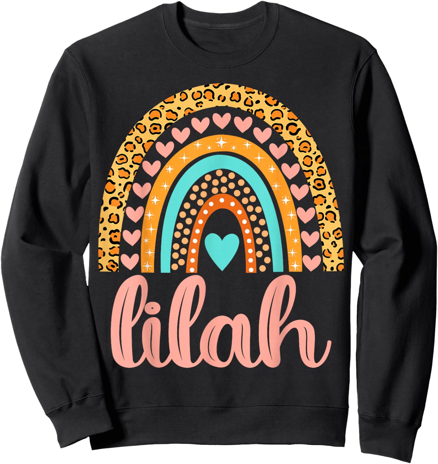 Lilah Lilah Name Birthday Shirt Gift Sweatshirt - Sweatshirt | Black