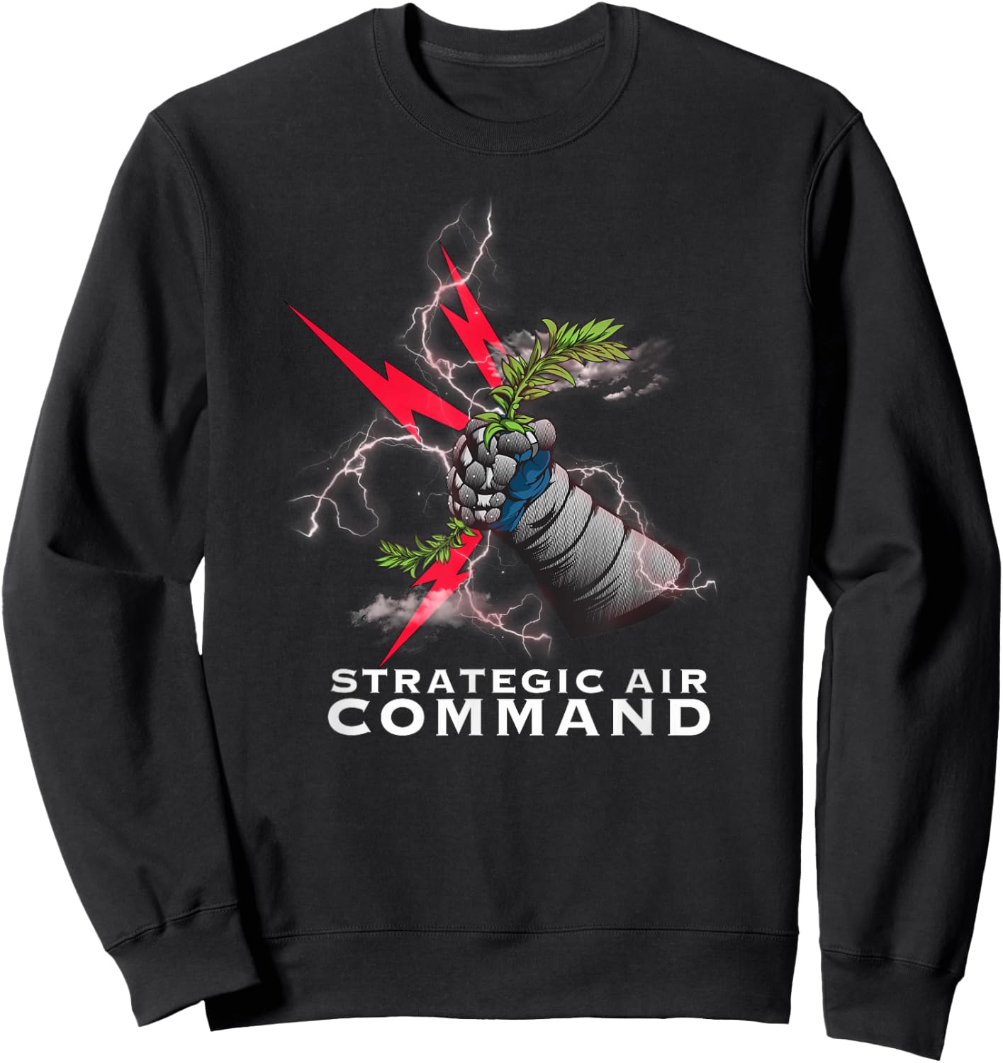 Strategic Air Command Sac Usaf Sweatshirt - Sweatshirt | Black