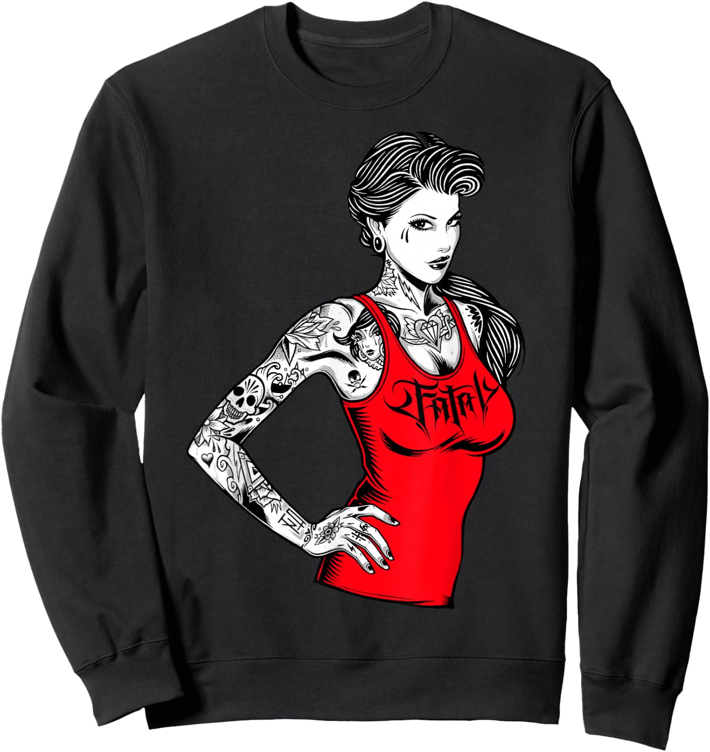 Diamonds Sweatshirt - Sweatshirt | Black