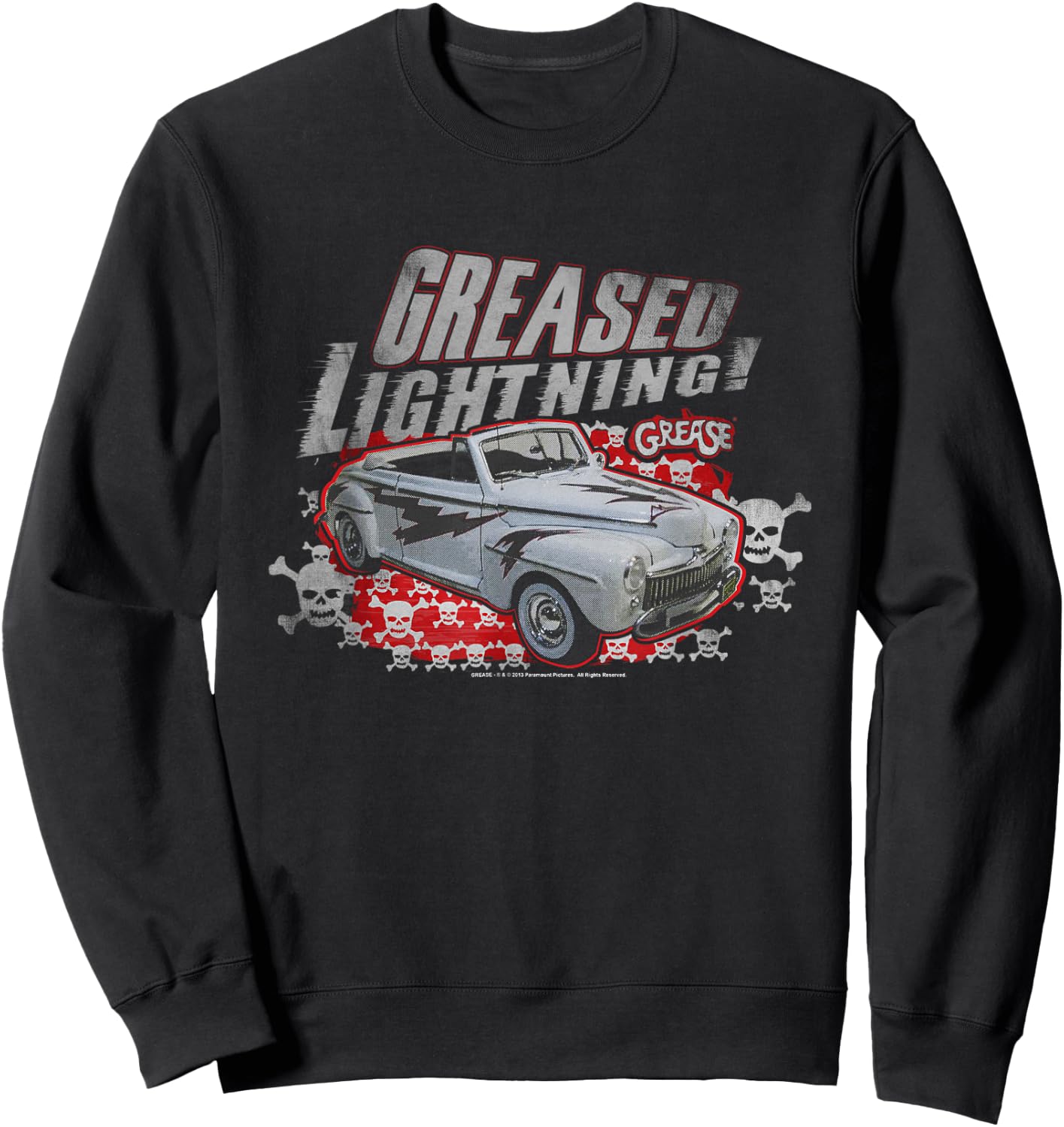 Grease Greased Lightening Sweatshirt - Sweatshirt | Black