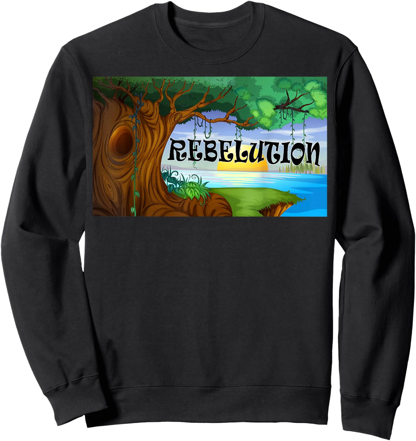 Rebelution Bright Side of Life Sweatshirt - Sweatshirt | Black