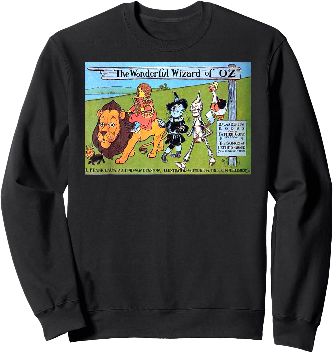 The Wizard Of OZ Book Character Promo - Vintage Sweatshirt - Sweatshirt | Black