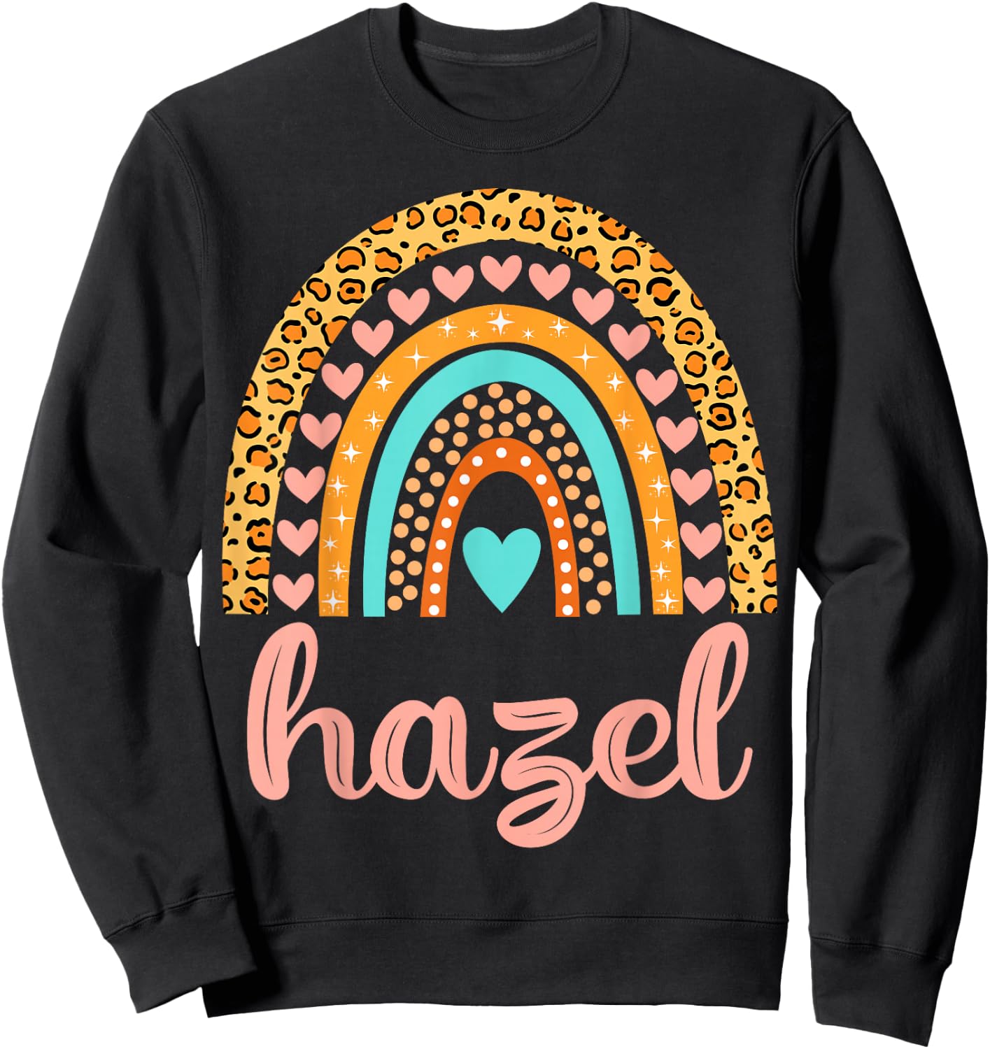 Hazel Hazel Name Birthday Shirt Gift Sweatshirt - Sweatshirt | Black