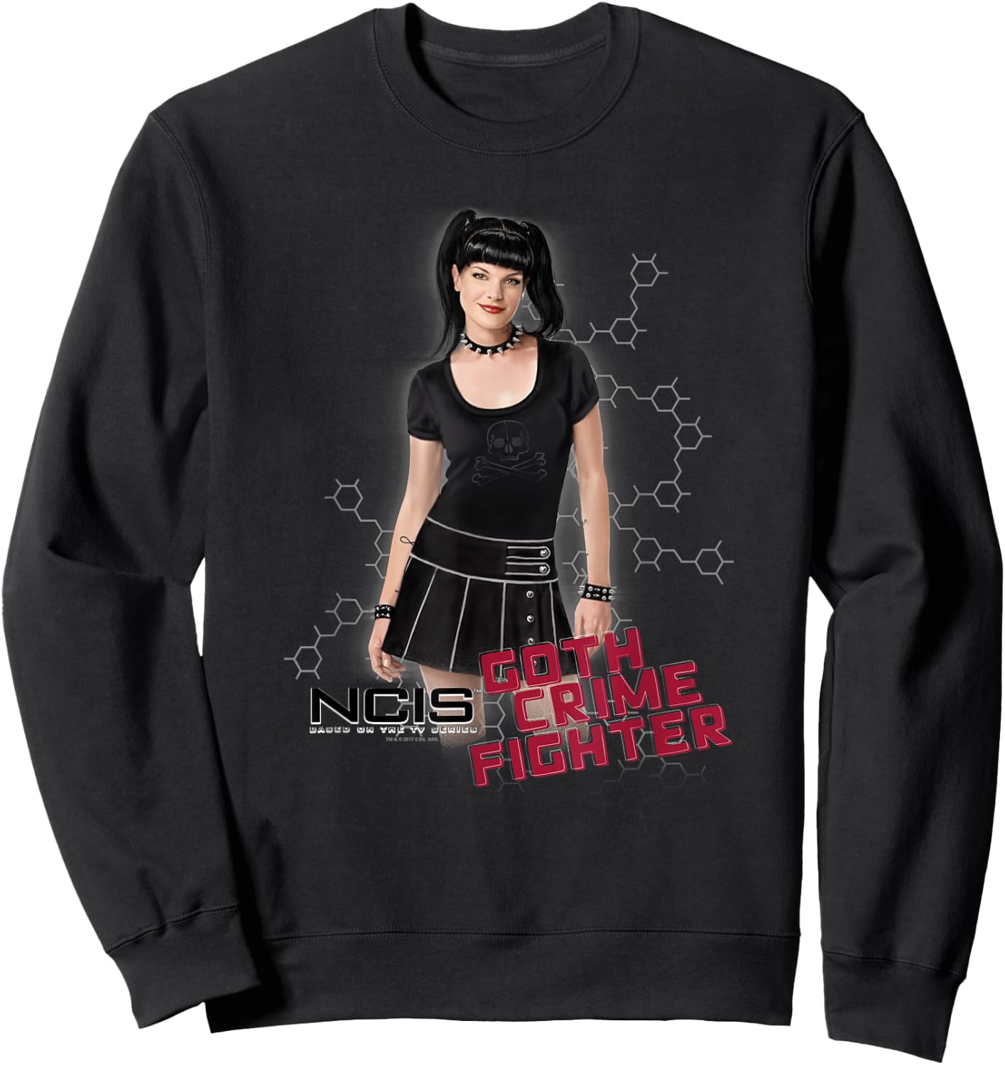 NCIS Goth Crime Fighter Sweatshirt - Sweatshirt | Black