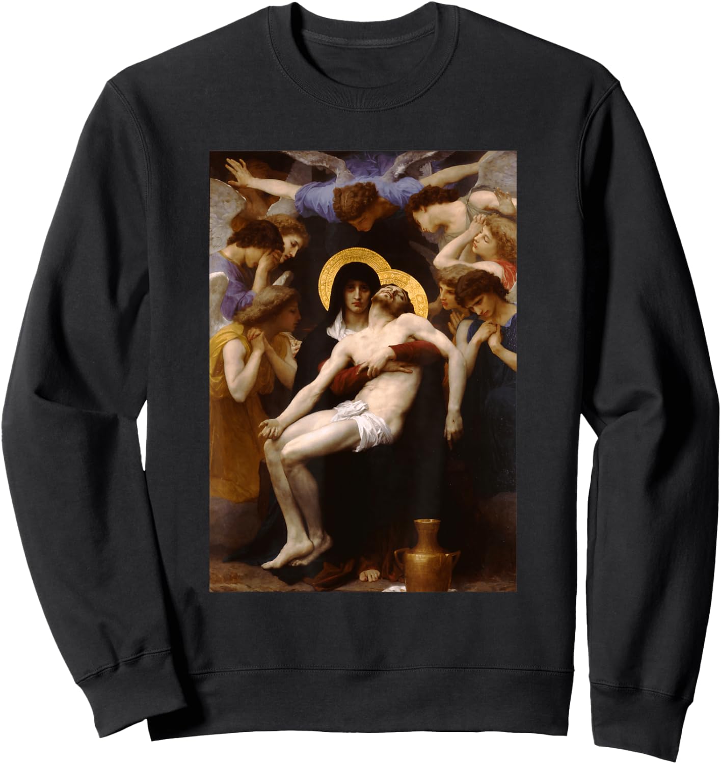 William-Adolphe Bouguereau - Pieta #2 - For artists Sweatshirt - Sweatshirt | Black