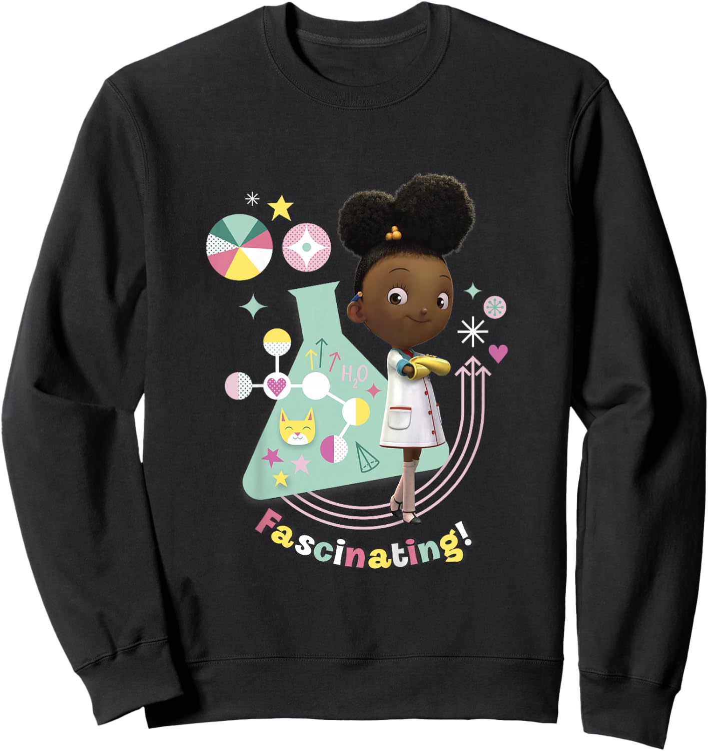 Kids Ada Twist, Scientist Ada Science Is Fascinating! Sweatshirt - Sweatshirt | Black