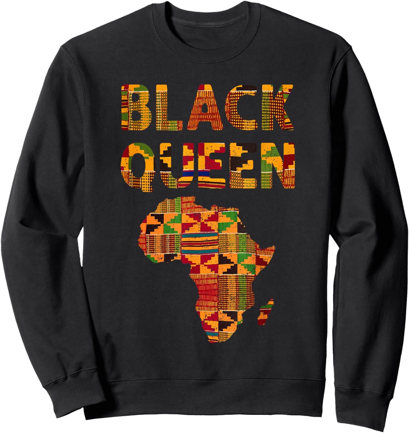 Cool Africa Art Girl Kids African Map Africa Lover Sweatshirt - Sweatshirt | Black