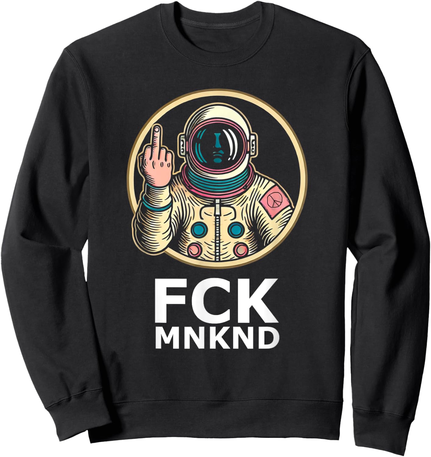 Humanity People Homo Sapiens Sweatshirt - Sweatshirt | Black