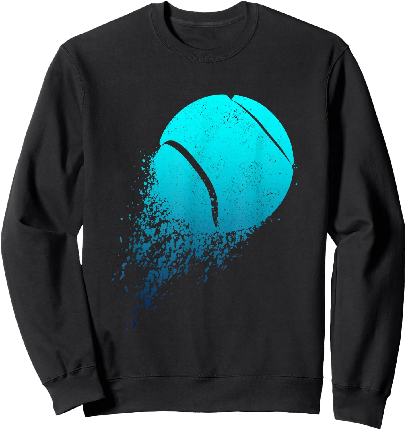Tennis Player Sport Vintage Men Women Tennis Sweatshirt - Sweatshirt | Black