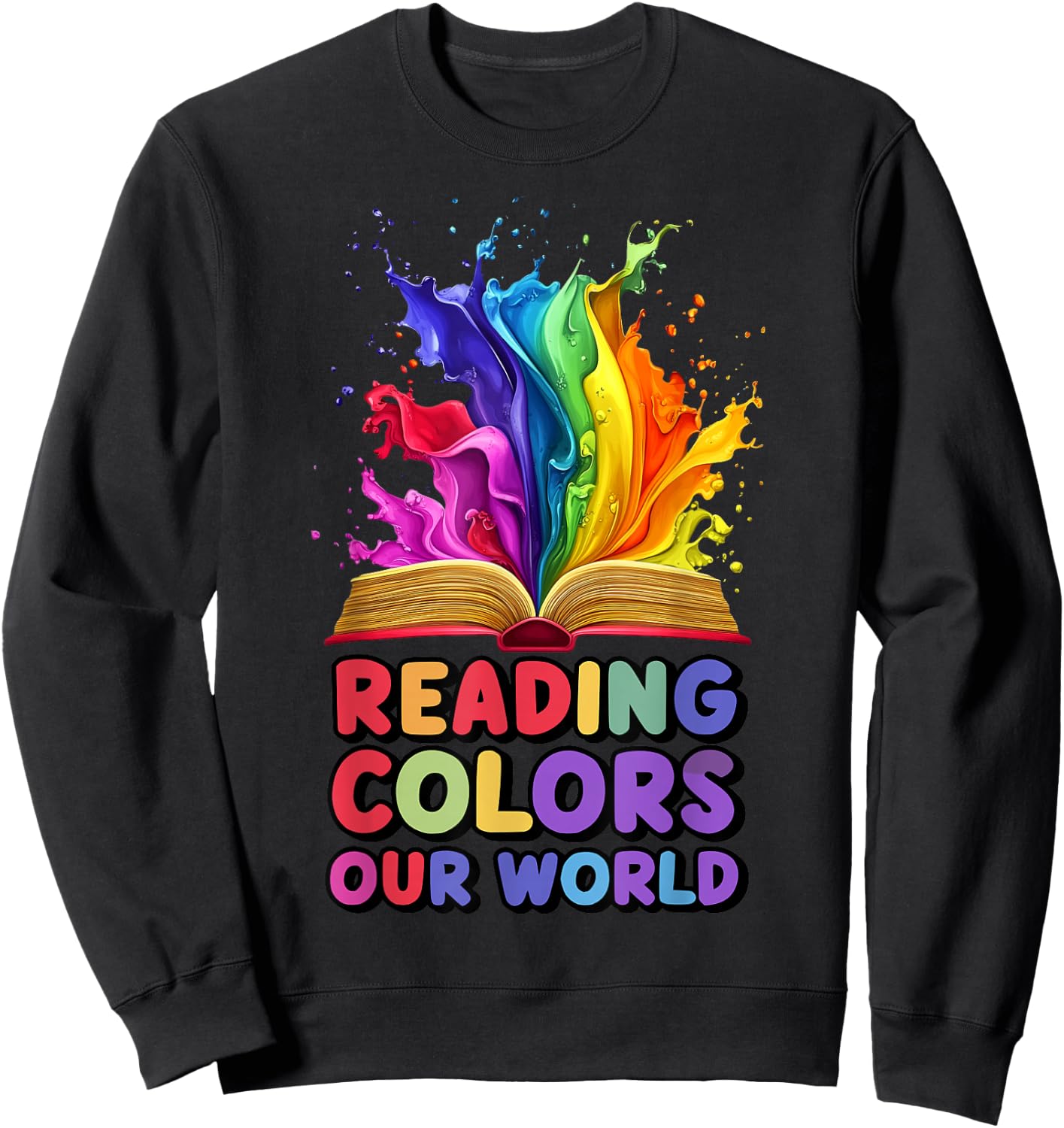 Reading Colors Our World Summer Reading 2026 Sweatshirt - Sweatshirt | Black