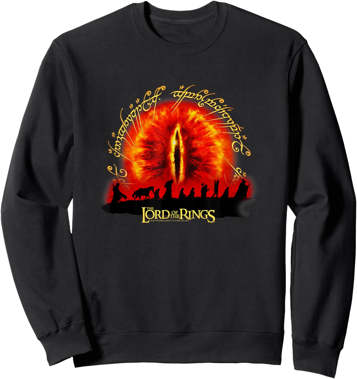 The Lord of The Rings Eye of Sauron Sweatshirt - Sweatshirt | Black