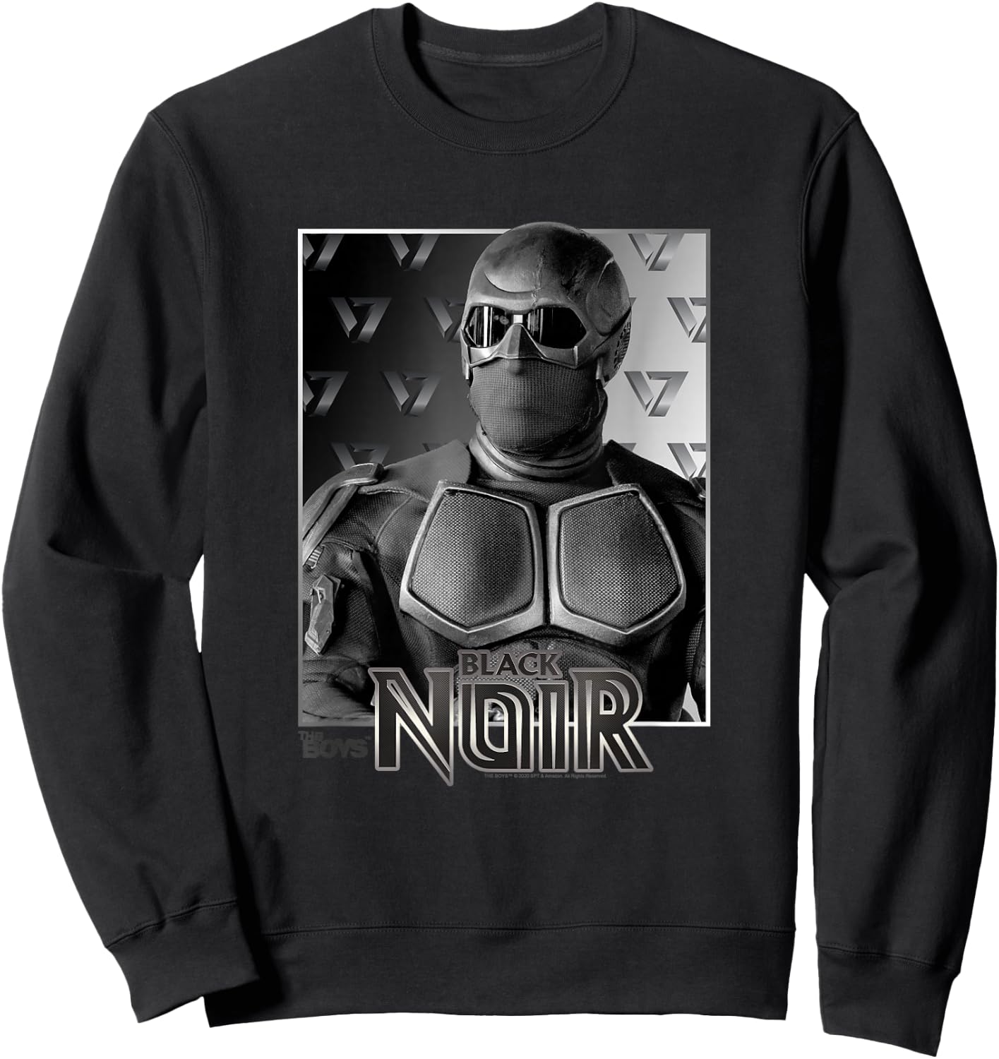 The Boys Black Noir Portrait Superhero TV Show Sweatshirt - Sweatshirt | Black