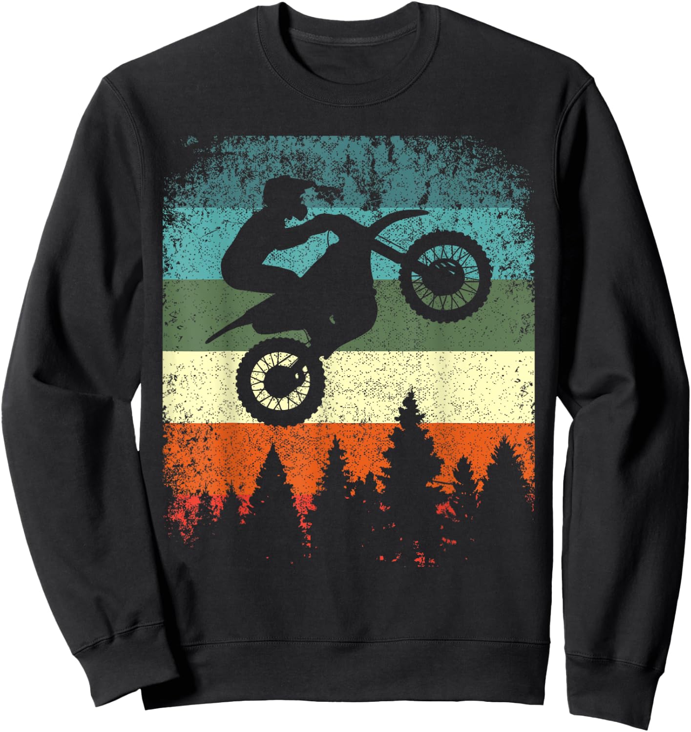 Motorcycle rider motocross motorcycle rider sport motorcycle Sweatshirt - Sweatshirt | Black