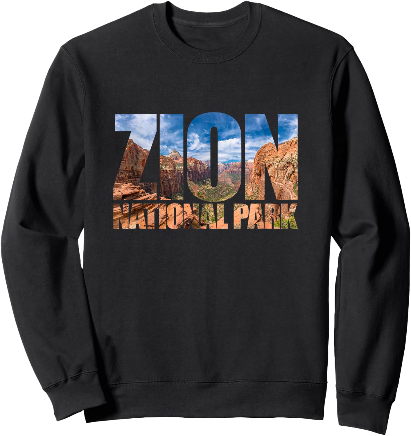 Zion National Park Near Las Vegas/Utah USA/Canyon Nature Sweatshirt - Sweatshirt | Black