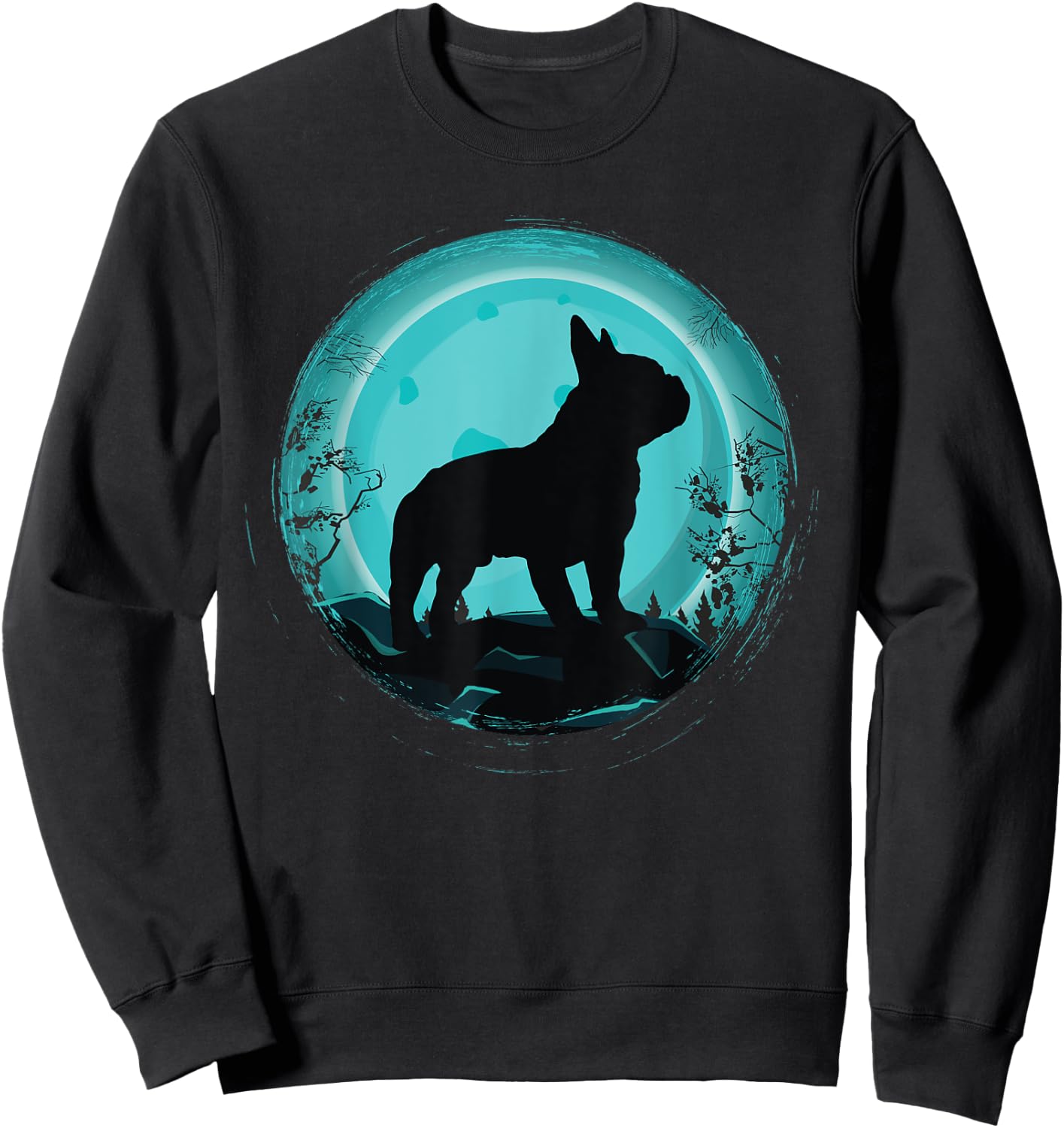 French Bulldog Frenchie Dog Women Kids Sweatshirt - Sweatshirt | Black