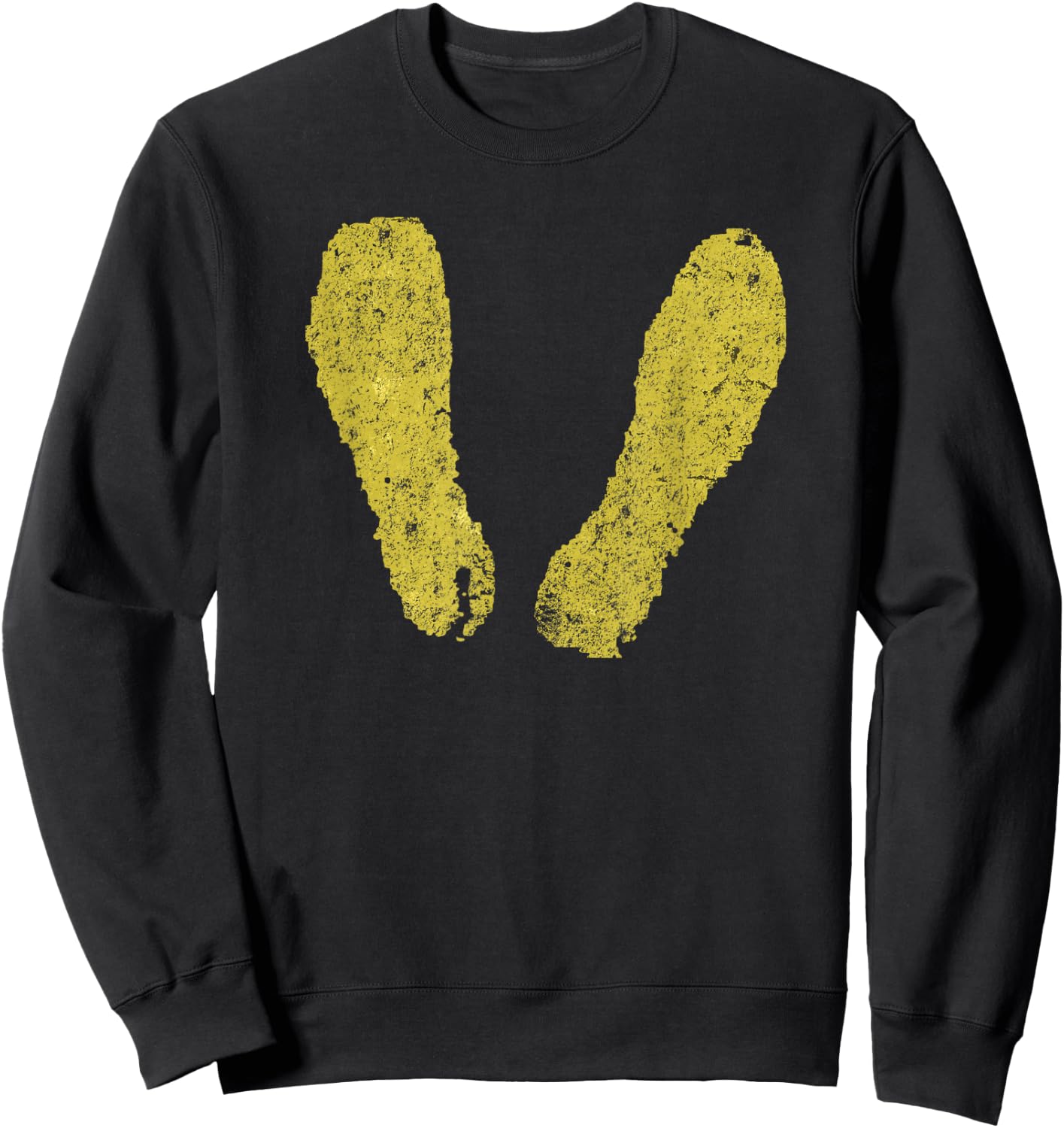 Yellow Footprints Military Recruit Training Depot Sweatshirt - Sweatshirt | Black