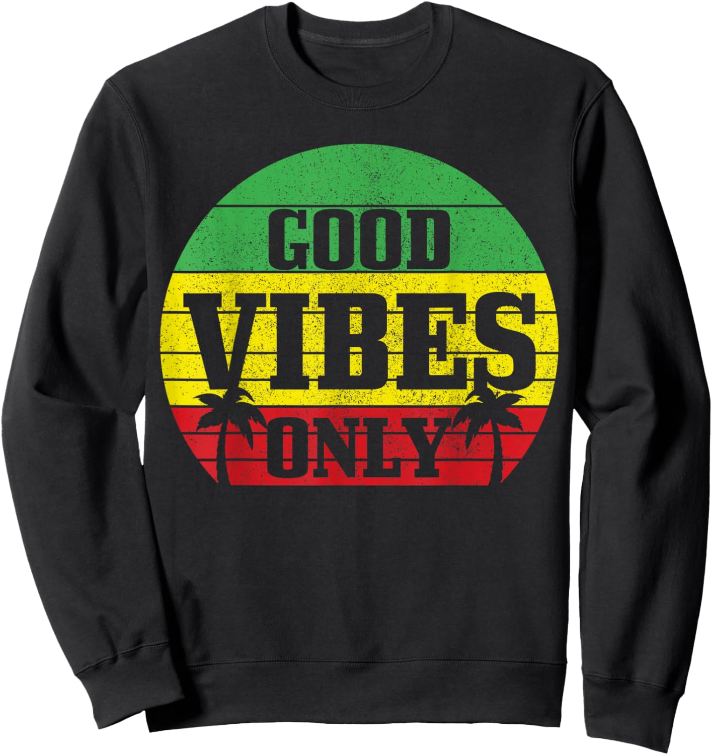 Reggae Music Rastafari Jamaica Rasta Gift Sweatshirt - Sweatshirt | Black
