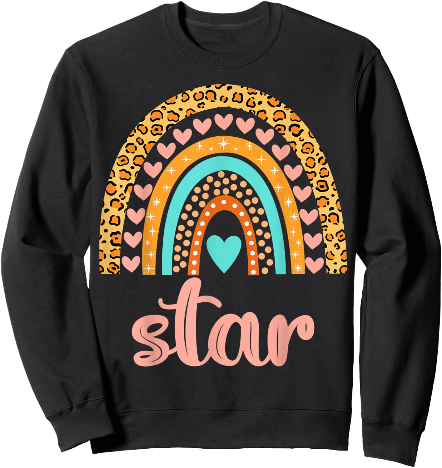Star Star Name Birthday Shirt Gift Sweatshirt - Sweatshirt | Black