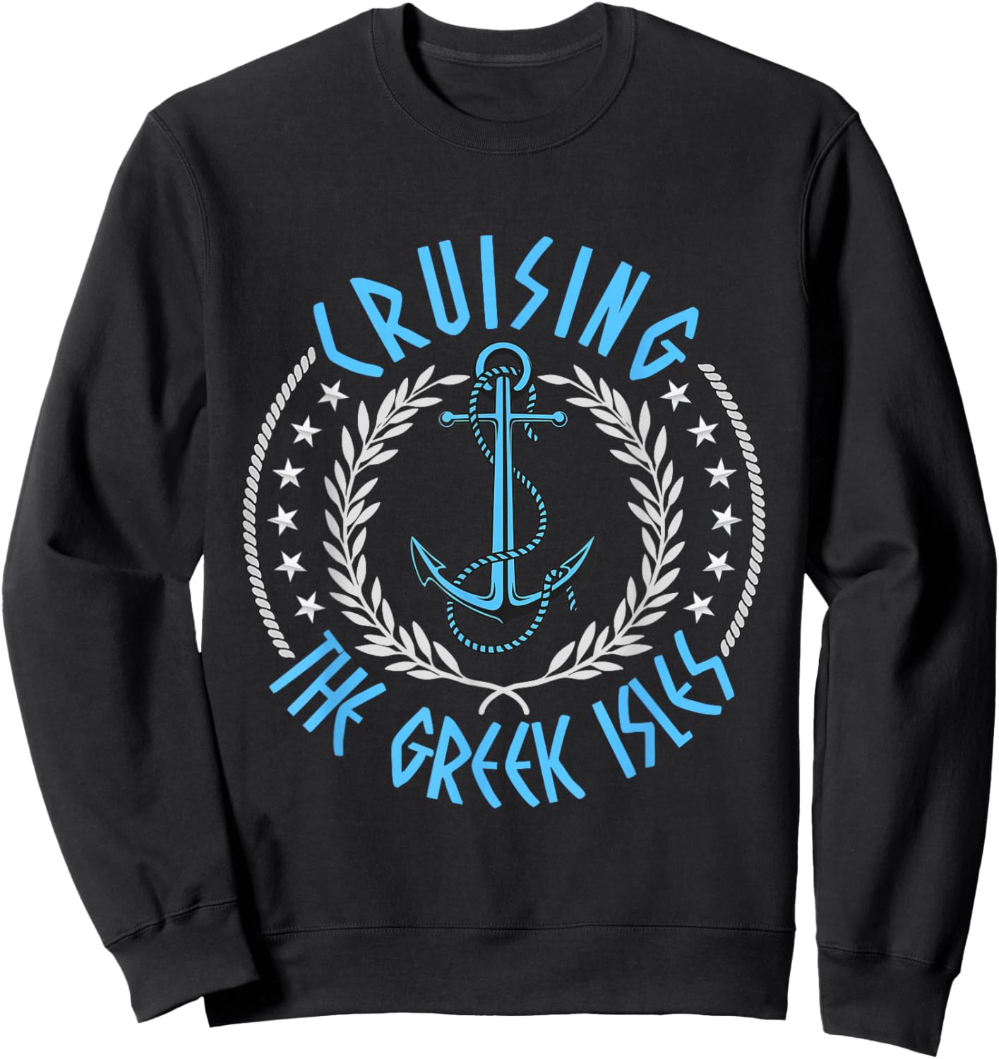 Cruising the Greek Isles Men, Women, Kids and Cruise Lovers Sweatshirt - Sweatshirt | Black