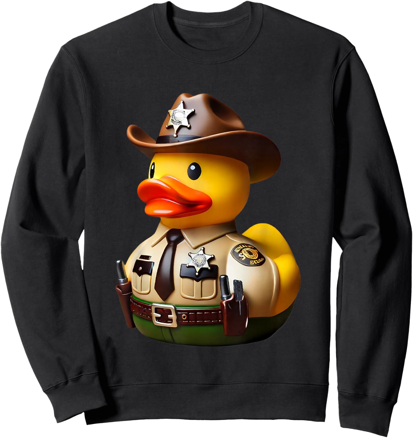 Rubber Duck Deputy Sheriff Sweatshirt - Sweatshirt | Black