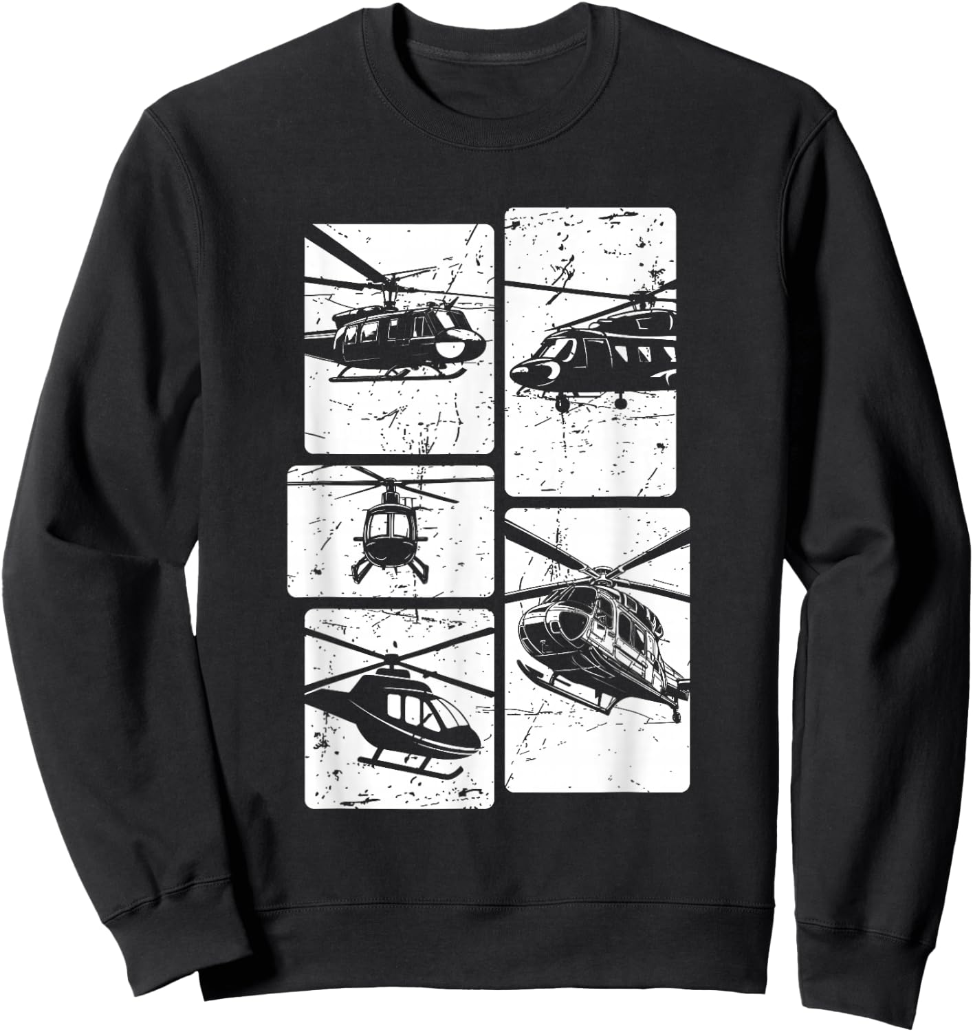 Helicopter Sweatshirt - Sweatshirt | Black