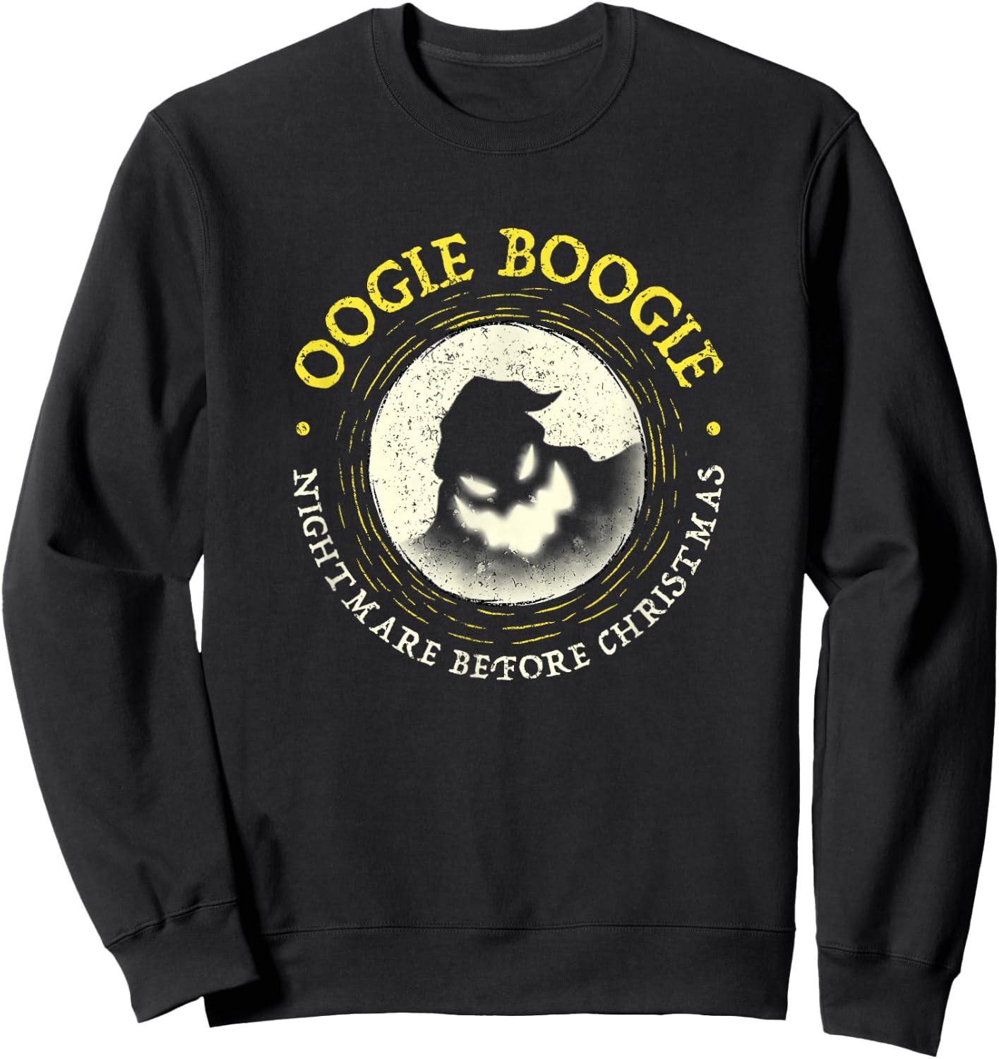 Disney - Nightmare Oogie Boogie Moon Sweatshirt - Sweatshirt | Black