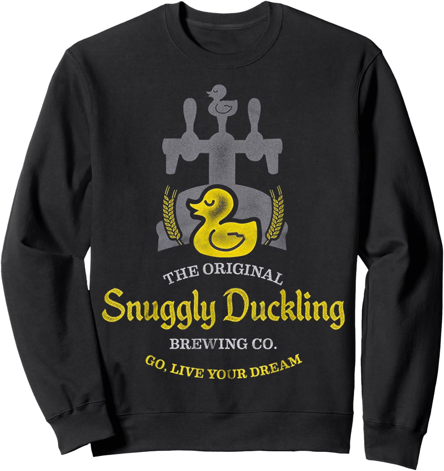 Snuggly Duckling Brewing Company Sweatshirt - Sweatshirt | Black