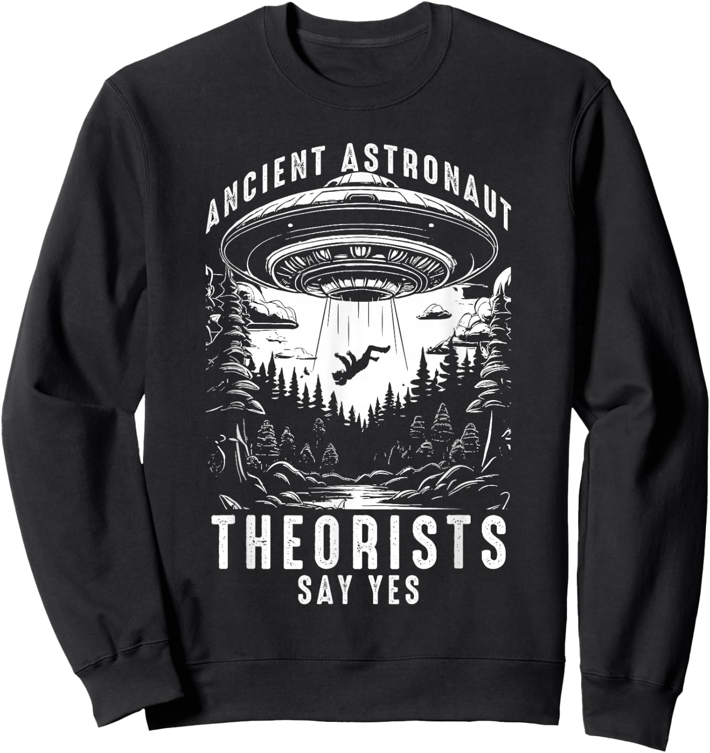 Ancient Astronaut Theorists Say Yes Sweatshirt - Sweatshirt | Black