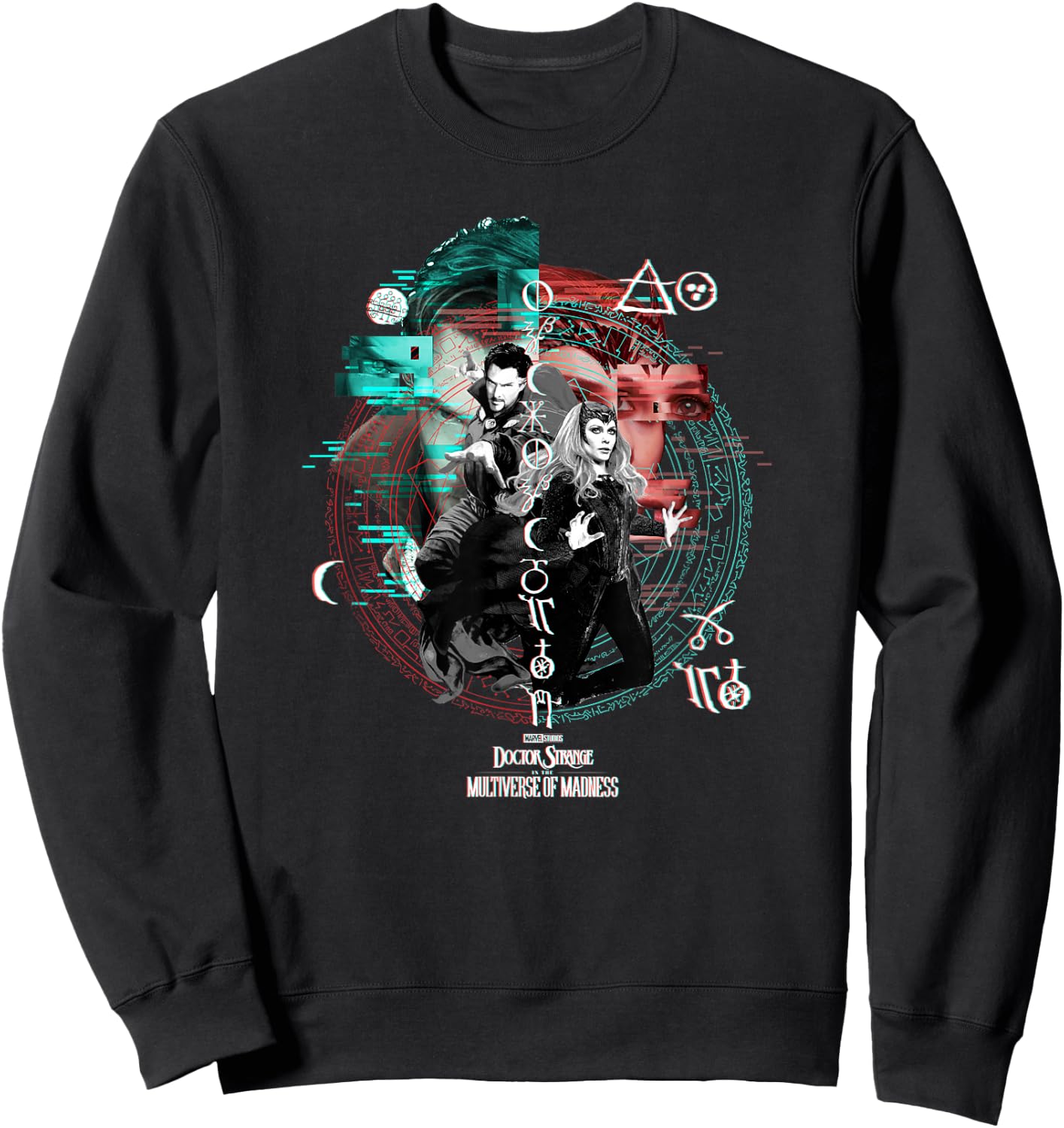 Marvel Doctor Strange In The Multiverse Of Madness Glitch Sweatshirt - Sweatshirt | Black