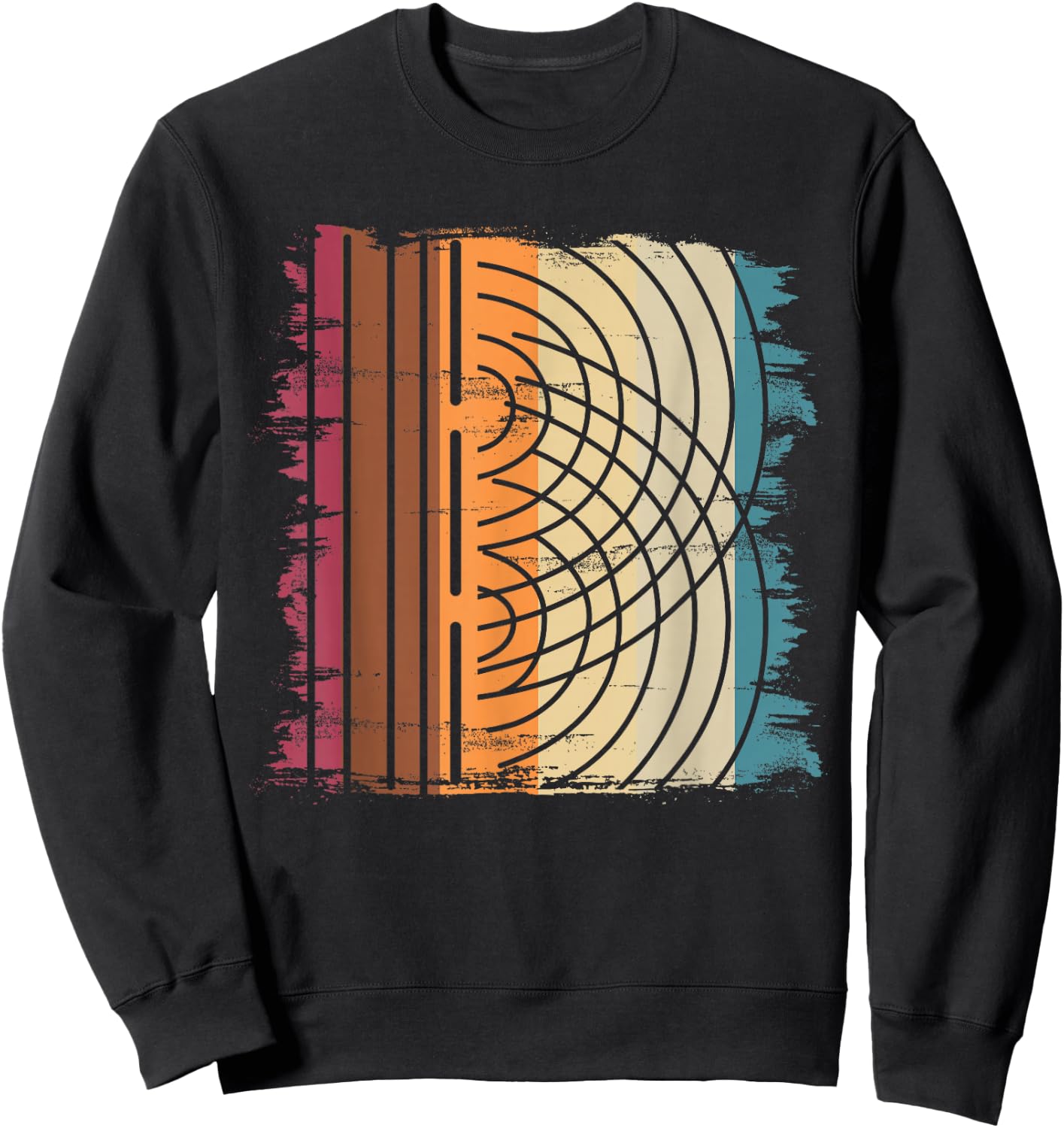 Natural Science Experiment Nerd Gift Retro Physics Sweatshirt - Sweatshirt | Black