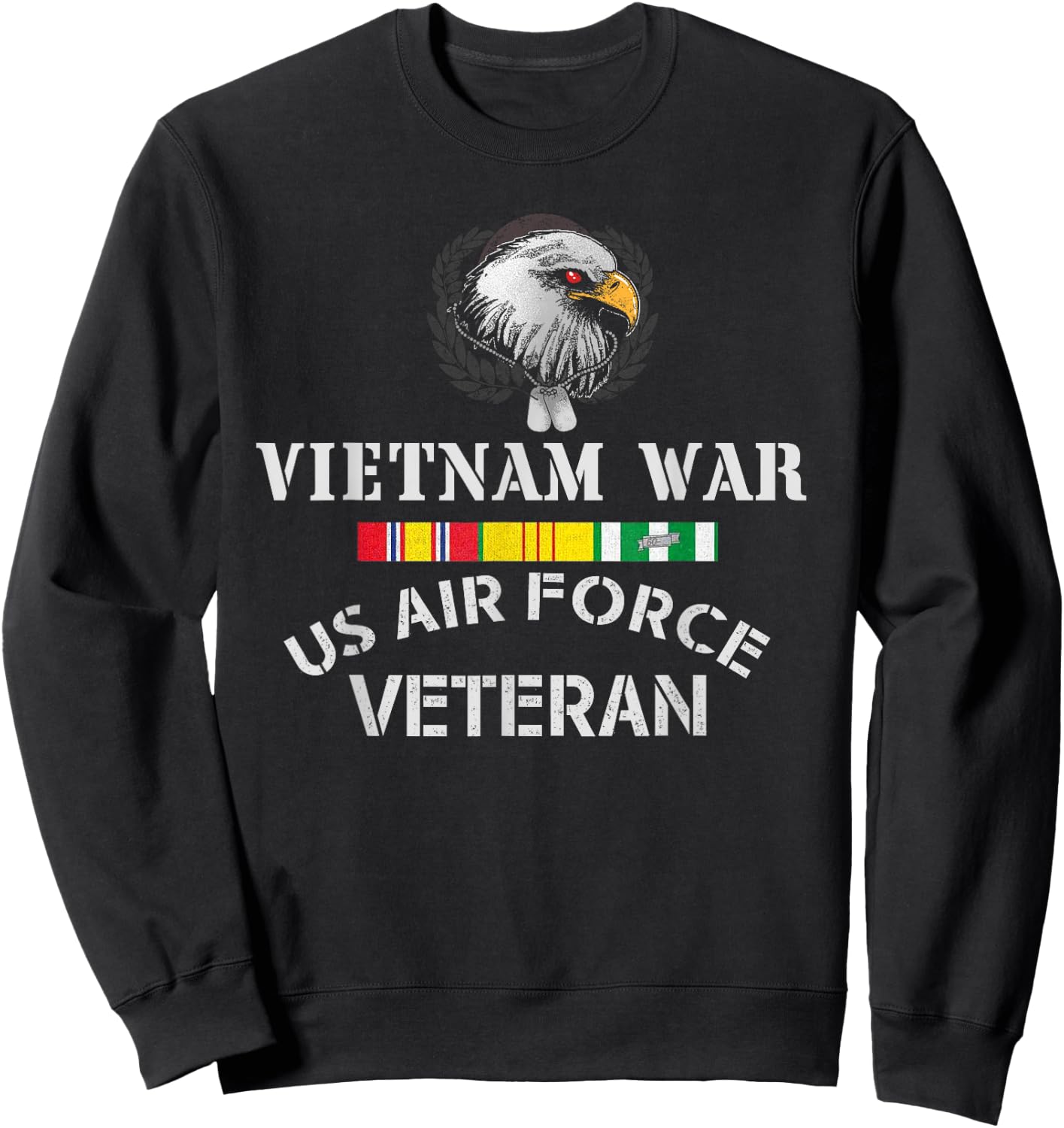 Us Air Force vietnam veteran t shirt Veteran's Day Gift Sweatshirt - Sweatshirt | Black