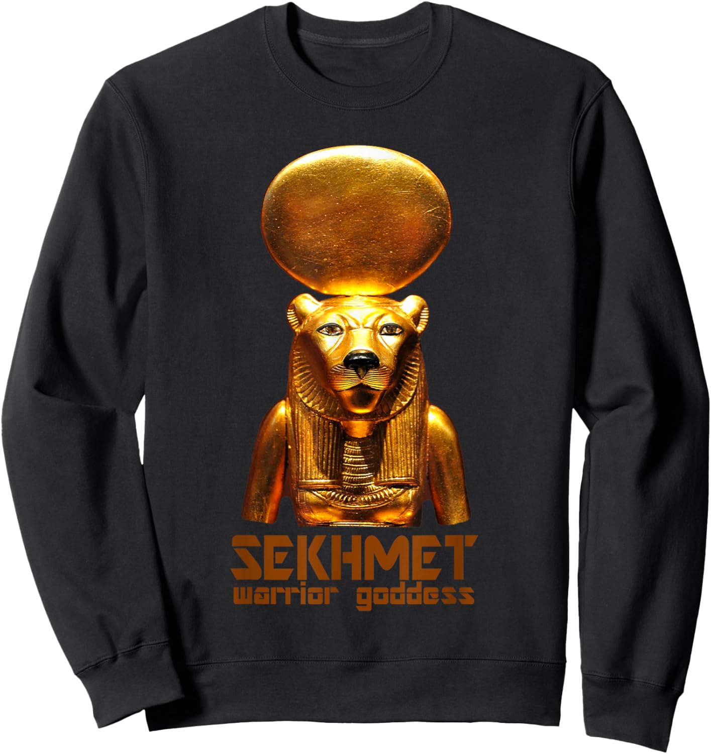 Sekhmet A Worrior Goddess From Ancient Pharaonic Egypt Sweatshirt - Sweatshirt | Black